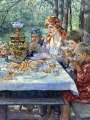 Богданов-Бельский, Николай  Гости учительницы