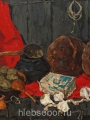 Кожанов, Николай  Натюрморт с хлебами и чесноком