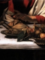 Caravaggio, Michelangelo Merisi da    Supper at Emmaus (деталь) (2)
