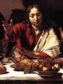 Caravaggio, Michelangelo Merisi da   Supper at Emmaus Detalle2