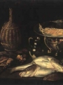 Cecco del Caravaggio (Boneri, Francesco) Natura morta con pesci