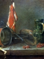 Chardin, Jean Baptiste Siméon Скудная диета с кухонной посудой 1731