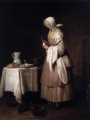 Chardin, Jean Baptiste Siméon   The Attentive Nurse