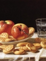 Francis , John F. The Athenaeum - Still Life with Apples and Biscuits