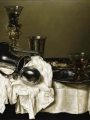 Heda, Gerret Willemsz   An Upturned Silver Ewer