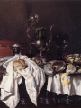 Heda, Gerrit Willemsz  Still-Life with Pie, Silver Ewer and Crab