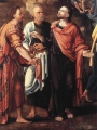 LOMBARD, Lambert_The Miracle of the Loaves and Fishes деталь