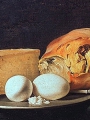 Meléndez, Luis Eugenio  Still Life with Bread and a Chocolate Set