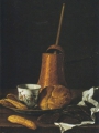Meléndez, Luis Eugenio Still life with chocolate service