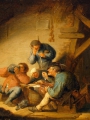 OSTADE, Adriaen Jansz van Interior with Drinking Figures and Crying Children