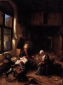 OSTADE, Adriaen Jansz. van_The Interior of a Peasant's Cottage