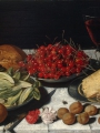 Plepp, Joseph Still Life with Cherries and Chees