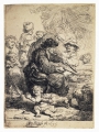 REMBRANDT Harmenszoon van RIJN The Pancake Woman  Блинщица