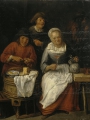 TILBORGH, Gillis van Крестьяне за едой