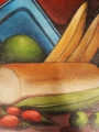 Valtrain, Carlo Still Life  Bread and Bananas