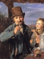 Waldmuller, Ferdinand Georg The day laborer with his son