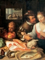 Winghe, Jeremias van  Kitchen Scene