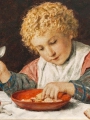 Anker, Albert Samuel  - CHILD AT A TABLE