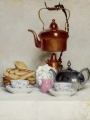Anker, Albert Samuel  - Still life. Tea servic